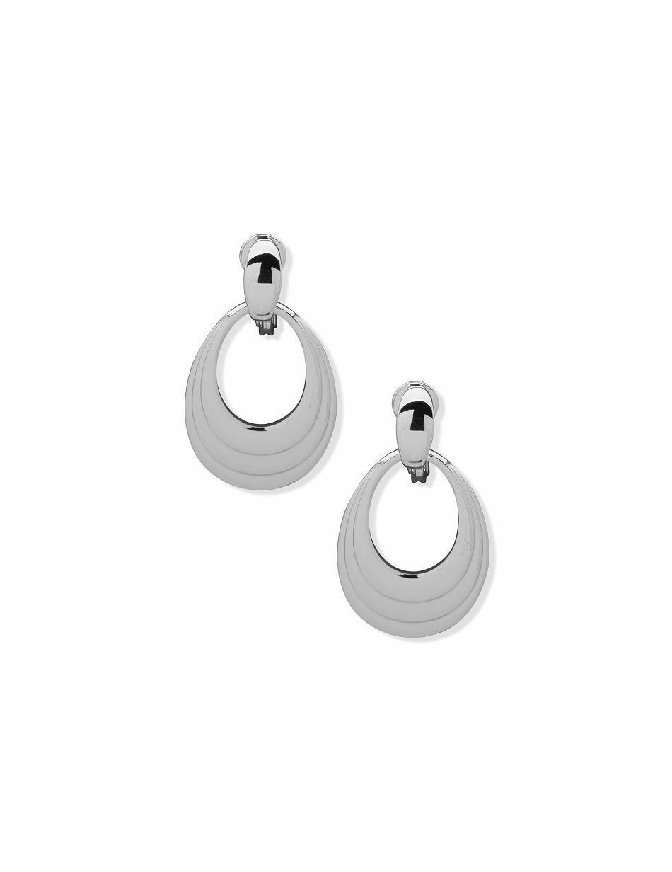 Boucles d'oreilles clip Anne Klein Tiered Doorknocker   | GIZ-9489316